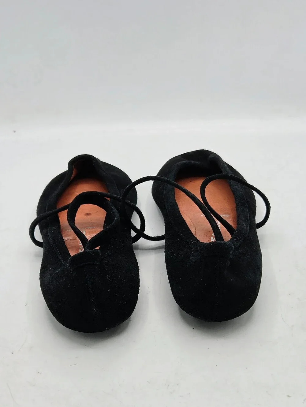 Jeffrey Campbell XSTER Black Suede Ballet Flats Cross Strap Mary Jane Womens 7.5 - Picture 7 of 16